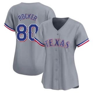 Women's Limited Gray Kumar Rocker Texas Rangers Away Jersey