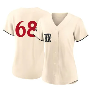 Women's Replica Cream Joe Barlow Texas Rangers 2023 City Connect Jersey