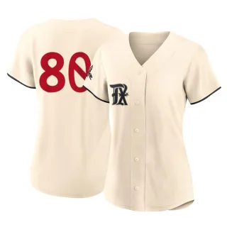 Women's Replica Cream Kumar Rocker Texas Rangers 2023 City Connect Jersey