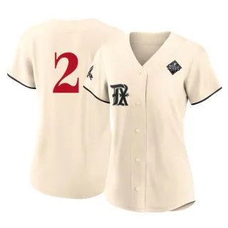 Women's Replica Cream Marcus Semien Texas Rangers 2023 City Connect 2023 World Series Jersey