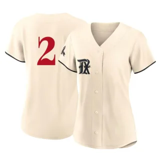 Women's Replica Cream Marcus Semien Texas Rangers 2023 City Connect Jersey
