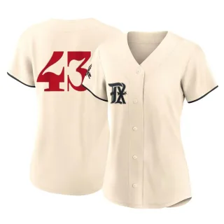 Women's Replica Cream Owen White Texas Rangers 2023 City Connect Jersey