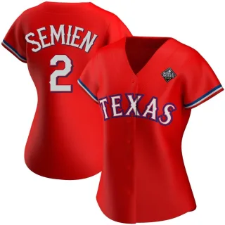 Women's Replica Red Marcus Semien Texas Rangers Alternate 2023 World Series Jersey