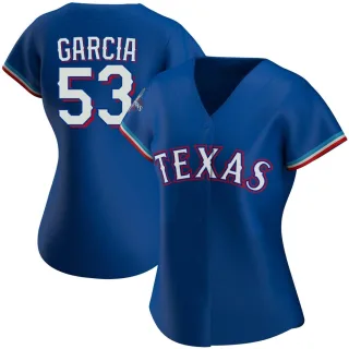 Women's Replica Royal Adolis Garcia Texas Rangers Alternate 2023 World Series Champions Jersey