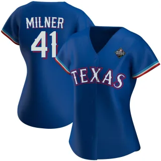 Women's Replica Royal Hoby Milner Texas Rangers Alternate 2023 World Series Jersey