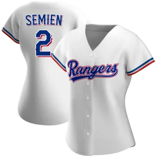 Women's Replica White Marcus Semien Texas Rangers Home Jersey