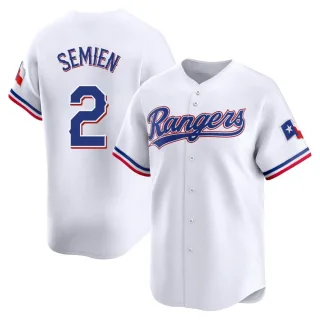 Youth Limited White Marcus Semien Texas Rangers Home Jersey