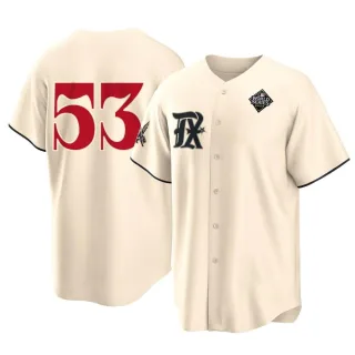 Youth Replica Cream Adolis Garcia Texas Rangers 2023 City Connect 2023 World Series Jersey
