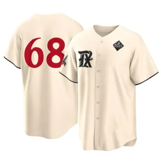 Youth Replica Cream Joe Barlow Texas Rangers 2023 City Connect 2023 World Series Jersey