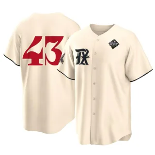 Youth Replica Cream Owen White Texas Rangers 2023 City Connect 2023 World Series Jersey