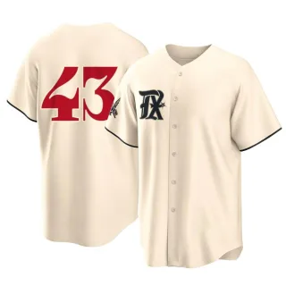 Youth Replica Cream Owen White Texas Rangers 2023 City Connect Jersey